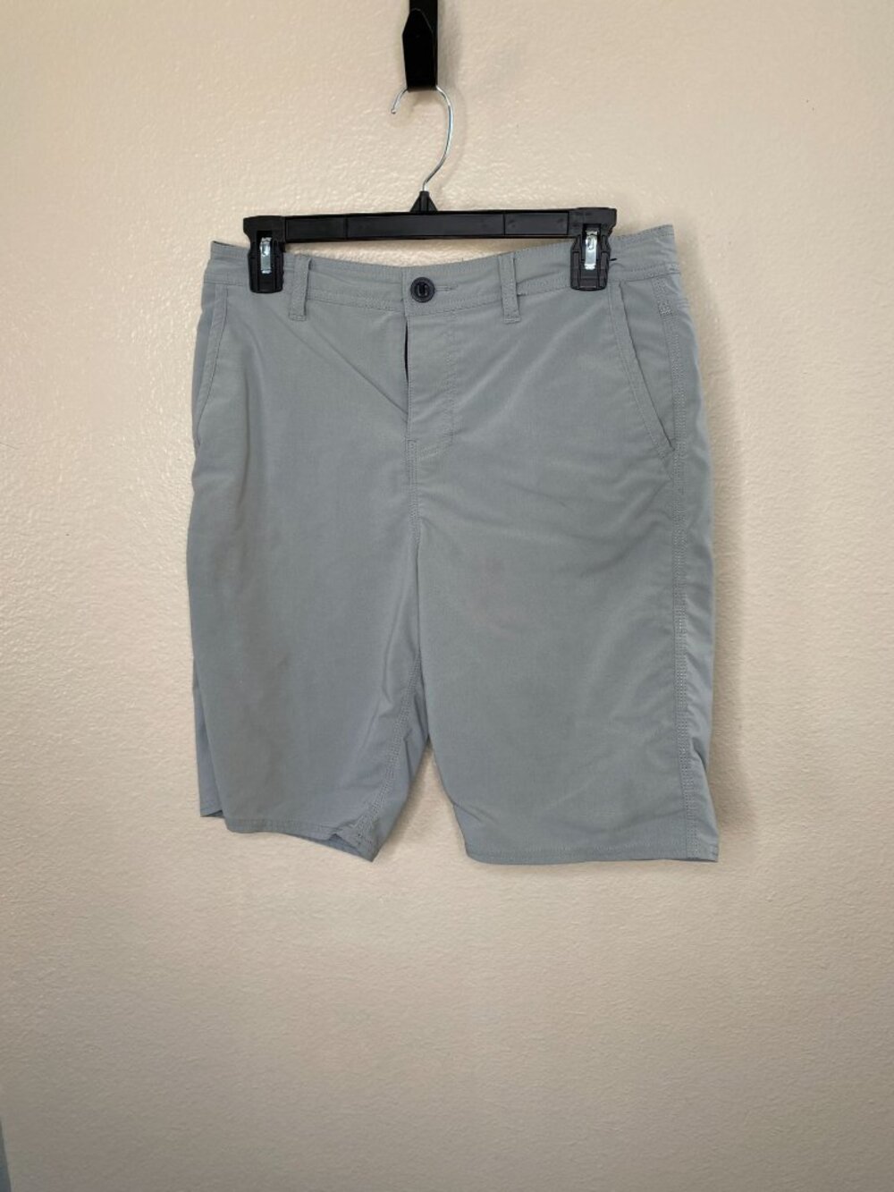 ONeill Mens Hybrid Gray Shorts Size 30 Nylon/Polyester Blend Casual Lightweight